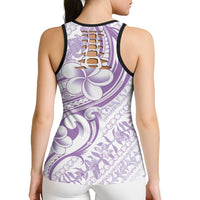 Hawaii Plumeria Lokelani Pikake Lei Hollow Tank Top Poni Polynesian Tattoo LT9 - Polynesian Pride