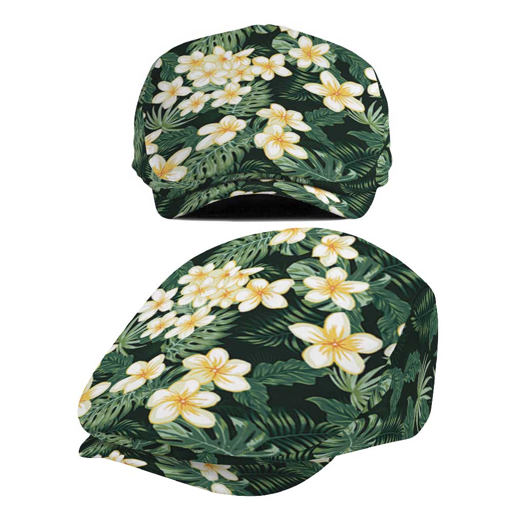 Hawaii Plumeria Tropical Leaves Jeff Hat Monstera Calathea Palm Fronds