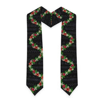 Hawaii Tropical Flowers and Leaves Graduation Stole Tapa Pattern Colorful Mode LT03 - Polynesian Pride