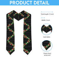 Hawaii Tropical Flowers and Leaves Graduation Stole Tapa Pattern Colorful Mode LT03 - Polynesian Pride