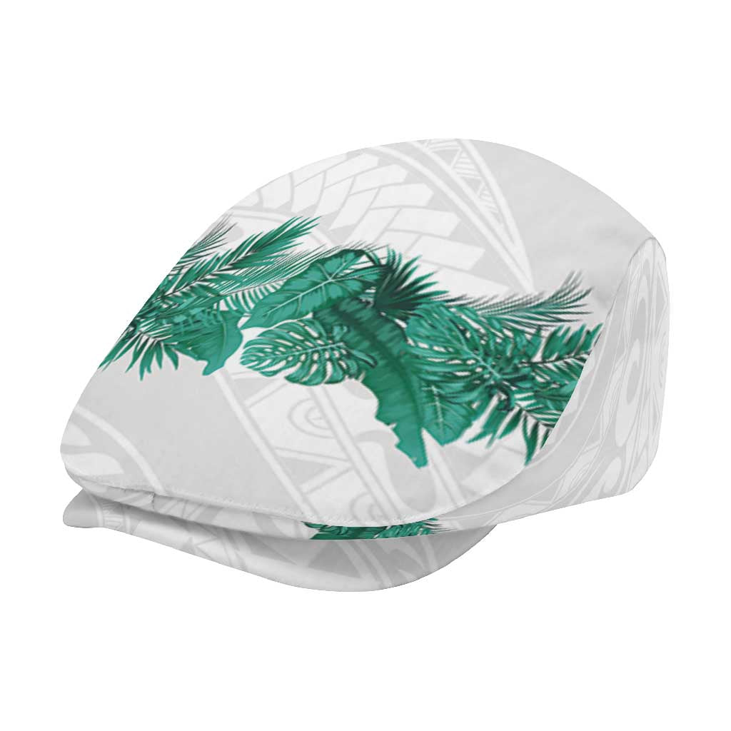 Hawaii Tropical Leaves Jeff Hat Polynesian Pattern LT01 - Polynesian Pride