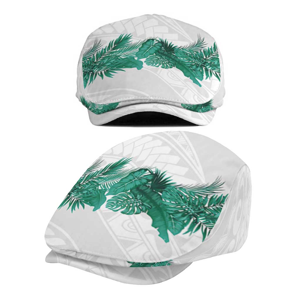 Hawaii Tropical Leaves Jeff Hat Polynesian Pattern LT01 - Polynesian Pride