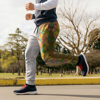 Hawaii Tropical Plant Lenalena Jogger Pants Vibrant Polynesian Pattern LT01 - Polynesian Pride