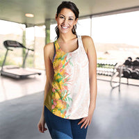 Hawaii Tropical Plant Lenalena Women Racerback Tank Vibrant Polynesian Pattern LT01 - Polynesian Pride
