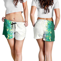Hawaii Tropical Plant Omaomao Shorts for Women Vibrant Polynesian Pattern LT01 - Polynesian Pride