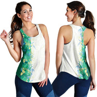 Hawaii Tropical Plant Omaomao Women Racerback Tank Vibrant Polynesian Pattern LT01 - Polynesian Pride
