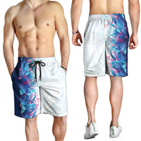 Hawaii Tropical Plant UliUli Shorts for Men Vibrant Polynesian Pattern LT01 - Polynesian Pride