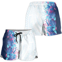 Hawaii Tropical Plant UliUli Shorts for Women Vibrant Polynesian Pattern LT01 - Polynesian Pride