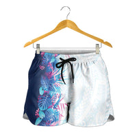 Hawaii Tropical Plant UliUli Shorts for Women Vibrant Polynesian Pattern LT01 - Polynesian Pride