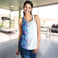 Hawaii Tropical Plant UliUli Women Racerback Tank Vibrant Polynesian Pattern LT01 - Polynesian Pride