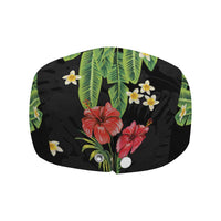 Hawaiian Hibiscus Plumeria Jeff Hat Tropical Leaves LT01 - Polynesian Pride