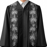 Hawaiian Honu And Surfboards Graduation Stole Silver Style LT05 - Polynesian Pride
