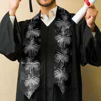 Hawaiian Honu And Surfboards Graduation Stole Silver Style LT05 - Polynesian Pride