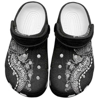Hawaiian Kakau Tribal Sea Animals Tattoos Clogs Shoes Black Color LT03 Black - Polynesian Pride