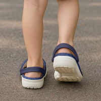 Hawaiian Turtle and Shark Clogs Shoes Kakau Tribal with Polynesian Pattern Blue Color LT03 - Polynesian Pride