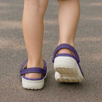 Hawaiian Turtle and Shark Clogs Shoes Kakau Tribal with Polynesian Pattern Purple Color LT03 - Polynesian Pride
