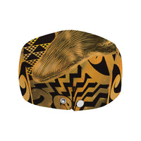 Humpback Whale Matariki New Zealand Jeff Hat NZ Maori Paikea Poutama Luxury Gold LT14 - Polynesian Pride