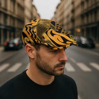 Humpback Whale Matariki New Zealand Jeff Hat NZ Maori Paikea Poutama Luxury Gold LT14 - Polynesian Pride