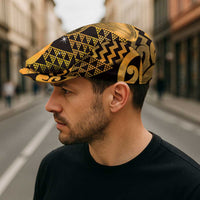 Humpback Whale Matariki New Zealand Jeff Hat NZ Maori Paikea Poutama Luxury Gold LT14 - Polynesian Pride