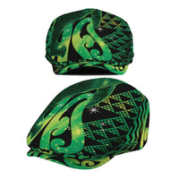 Humpback Whale Matariki New Zealand Jeff Hat NZ Maori Paikea Poutama Luxury Green LT14 - Polynesian Pride