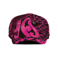 Humpback Whale Matariki New Zealand Jeff Hat NZ Maori Paikea Poutama Luxury Pink LT14 Pink - Polynesian Pride