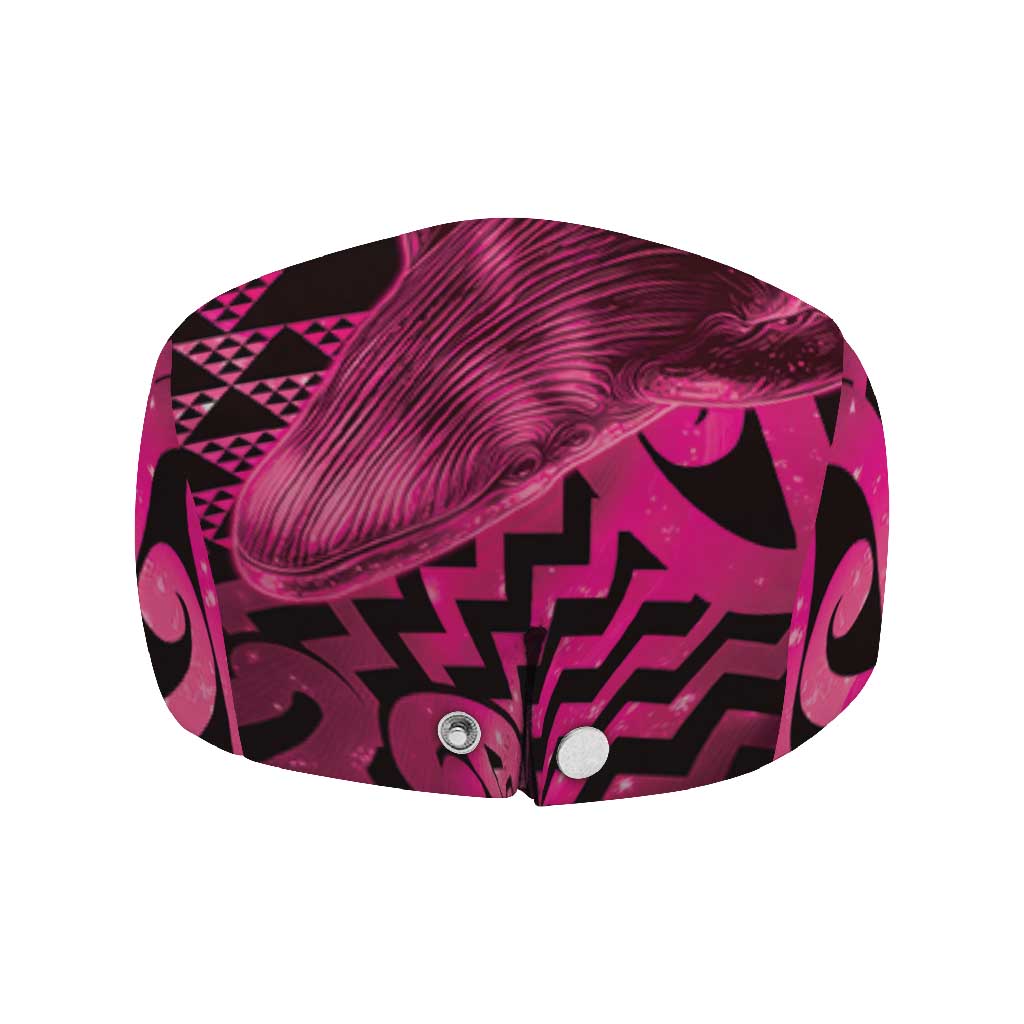 Humpback Whale Matariki New Zealand Jeff Hat NZ Maori Paikea Poutama Luxury Pink LT14 - Polynesian Pride