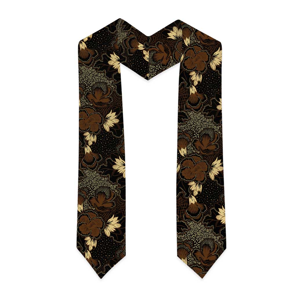 Javanese Batik Semen Graduation Stole Indonesian Traditional Pattern LT01 - Polynesian Pride