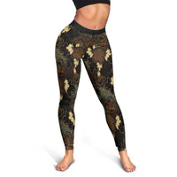 Javanese Batik Semen Leggings Indonesian Traditional Pattern LT01 - Polynesian Pride