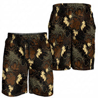 Javanese Batik Semen Shorts for Men Indonesian Traditional Pattern LT01 - Polynesian Pride