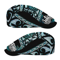 Kia Ora New Zealand Jeff Hat Aotearoa Proud Maori Paua Shell Silver Fern - Polynesian Pride