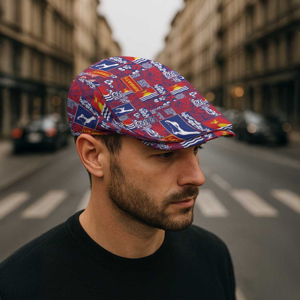 Kiribati Tekeraoi n te Kiritimati Jeff Hat Pacific Patchwork Xmas Vibes - Polynesian Pride