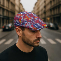 Kiribati Tekeraoi n te Kiritimati Jeff Hat Pacific Patchwork Xmas Vibes - Polynesian Pride