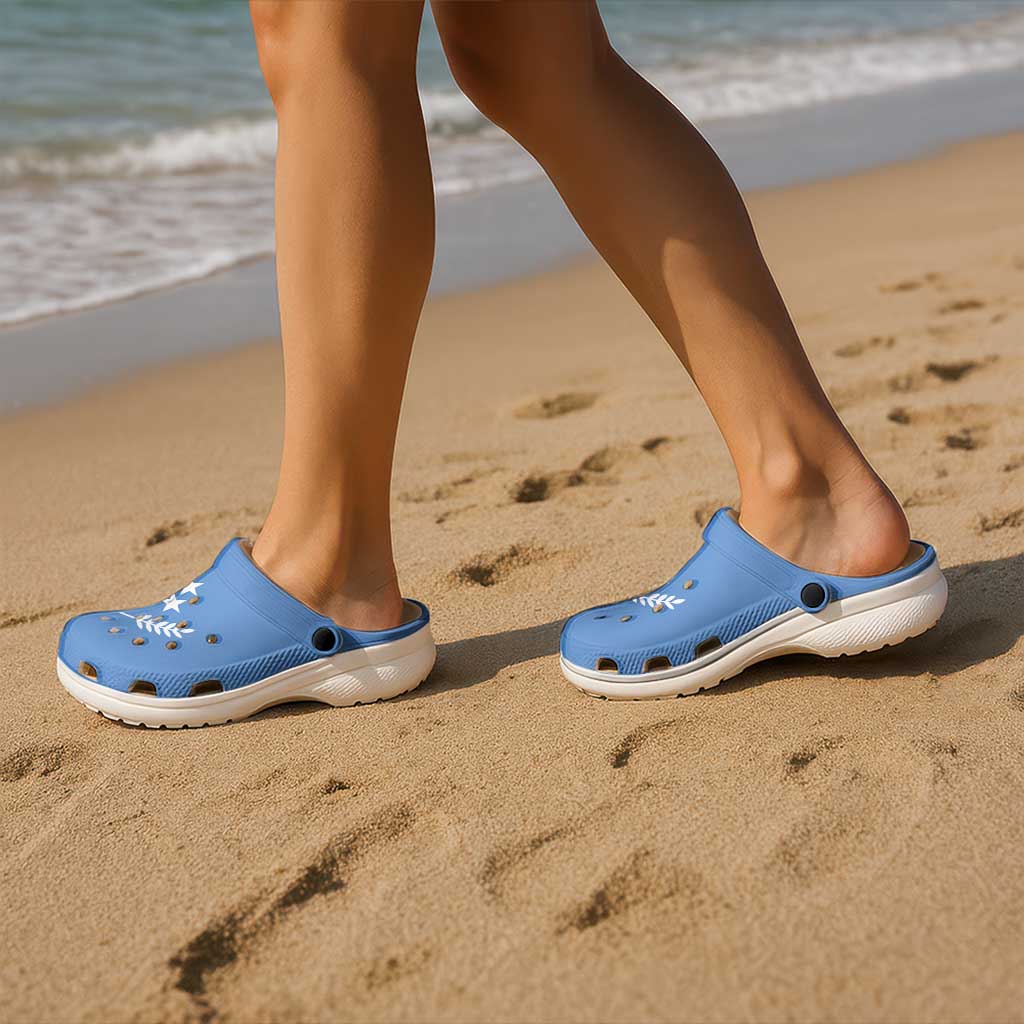 Kosrae Clogs Shoes Heritage Palette Flag-Inspired - Polynesian Pride