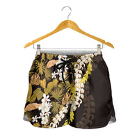 Kula Aloha Hawaii Lei Shorts for Women Tropical Flowers Elegant Vibe LT14 - Polynesian Pride