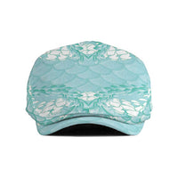 Light Turquoise Mermaid Puakenikeni Maile Lei Jeff Hat LT01 Turquoise - Polynesian Pride