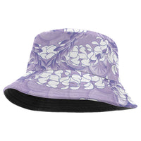 Lilac Mermaid Puakenikeni Maile Lei Bucket Hat LT01 One Size Purple - Polynesian Pride