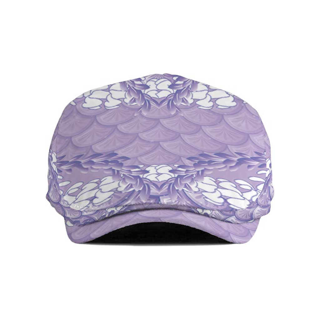 Lilac Mermaid Puakenikeni Maile Lei Jeff Hat LT01 Purple - Polynesian Pride