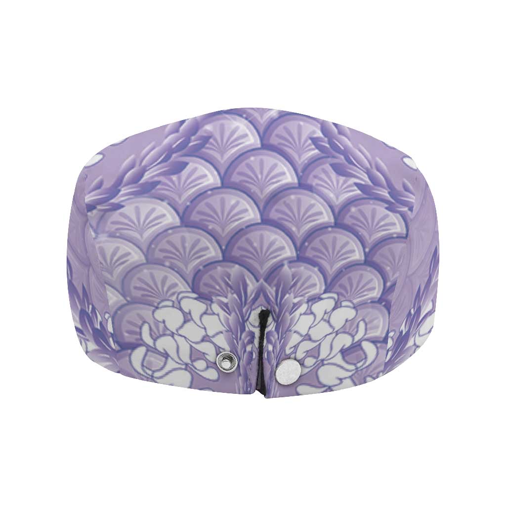 Lilac Mermaid Puakenikeni Maile Lei Jeff Hat LT01 - Polynesian Pride