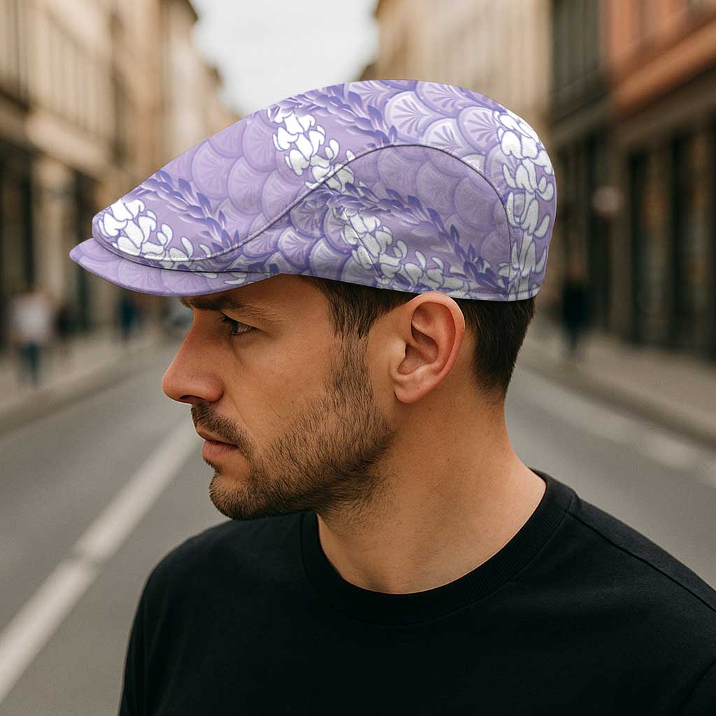 Lilac Mermaid Puakenikeni Maile Lei Jeff Hat LT01 - Polynesian Pride