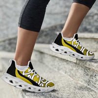 Lime Green Maori Koru New Zealand Clunky Sneakers LT14 - Polynesian Pride
