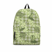 Lime Palaka Hawaii Cowboy Backpack Puakenikeni Lei Paniolo Papale Seamless Vibes LT14 Lime - Polynesian Pride