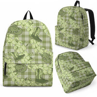 Lime Palaka Hawaii Cowboy Backpack Puakenikeni Lei Paniolo Papale Seamless Vibes LT14 - Polynesian Pride