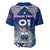 Custom Samoa Rugby Baseball Jersey Toa Samoa Myriad Patterns LT01 - Polynesian Pride