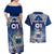 Custom Samoa Rugby Couples Matching Off Shoulder Maxi Dress and Hawaiian Shirt Toa Samoa Myriad Patterns LT01 - Polynesian Pride