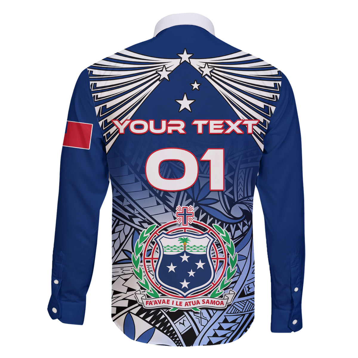 Custom Samoa Rugby Family Matching Long Sleeve Bodycon Dress and Hawaiian Shirt Toa Samoa Myriad Patterns LT01 - Polynesian Pride