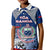 Custom Samoa Rugby Kid Polo Shirt Toa Samoa Myriad Patterns LT01 Kid Blue - Polynesian Pride