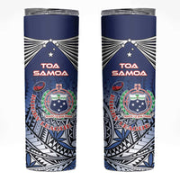 Samoa Rugby Skinny Tumbler Toa Samoa Myriad Patterns