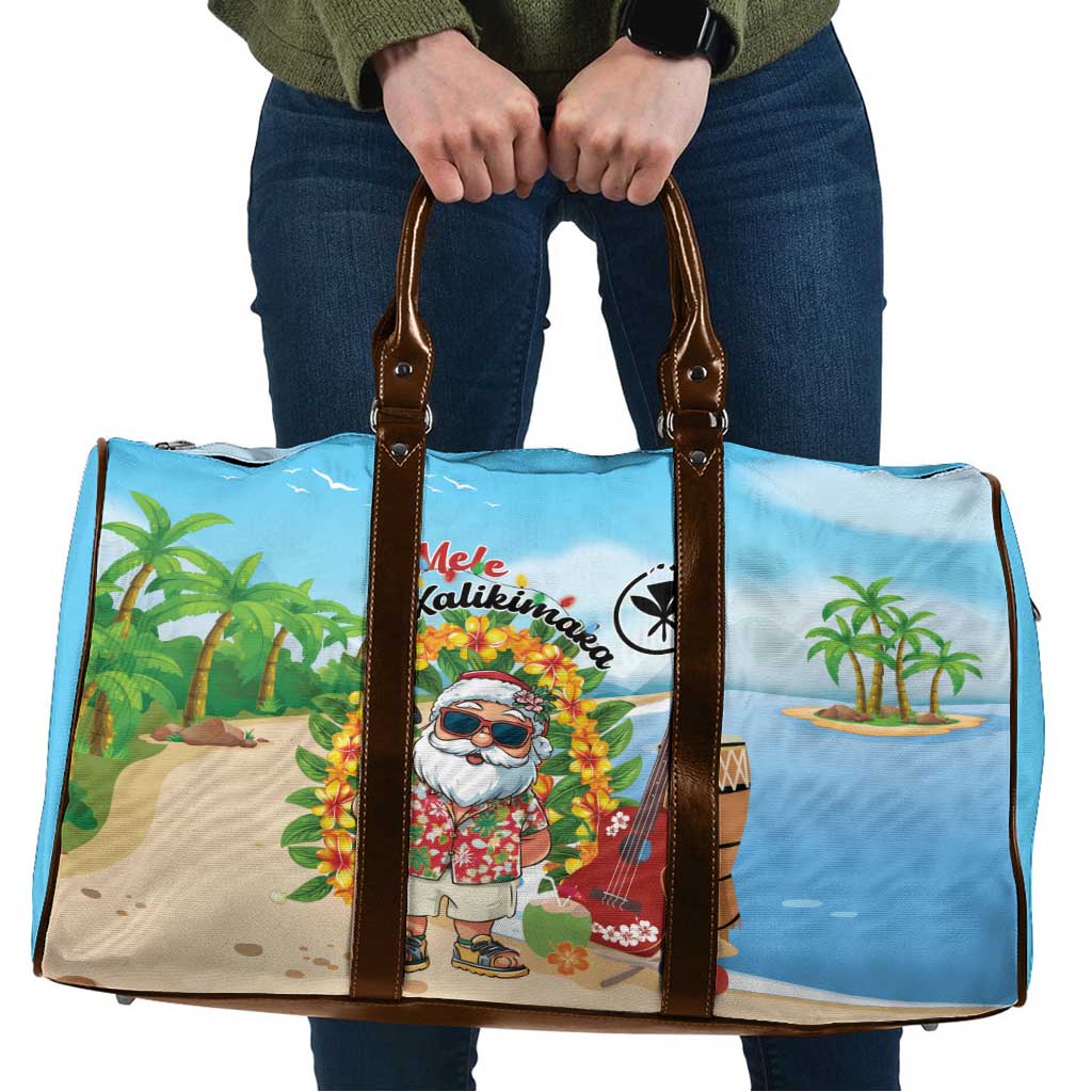Hawaii Golf Christmas Travel Bag Mele Kalikimaka Funny Golfer Santa - Polynesian Pride