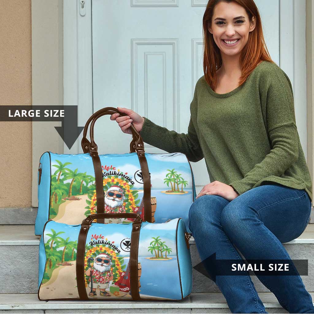 Hawaii Golf Christmas Travel Bag Mele Kalikimaka Funny Golfer Santa - Polynesian Pride
