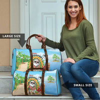 Hawaii Golf Christmas Travel Bag Mele Kalikimaka Funny Golfer Santa - Polynesian Pride